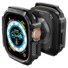 Spigen Rugged Armor dėklas, skirtas Apple Watch Ultra 49 mm, matinė juoda