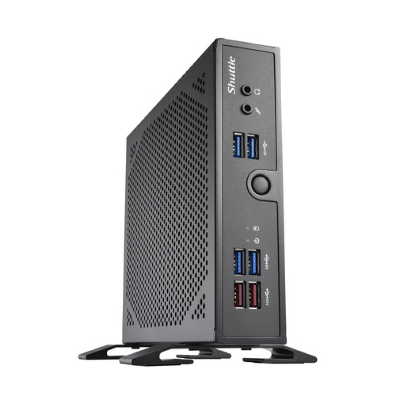 Shuttle DS50U barebone mini kompiuteris, Celeron 7305, 8 GB DDR5 RAM, juodas