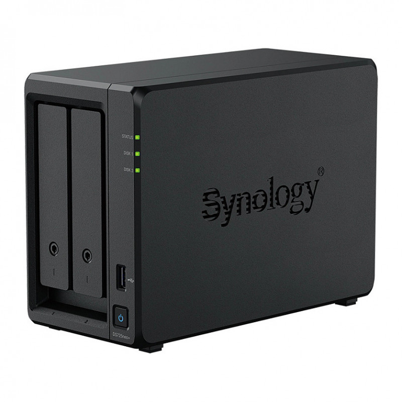 Synology DiskStation DS725neo+ 2 diskų NAS, AMD Ryzen Embedded R1600, 4 GB DDR4