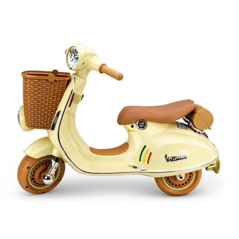 Lean Cars XW-03 akumuliatorinis motoroleris, 35 W, smėlio spalvos