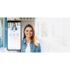 Ezviz CP4 4 MP Wi-Fi durų akutė, sidabrinė