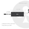 Club 3D CSV-2556 USB-C 12 viename šakotuvas, 3x HDMI/3x USB-C/USB/LAN, 8K30Hz, PD 140W