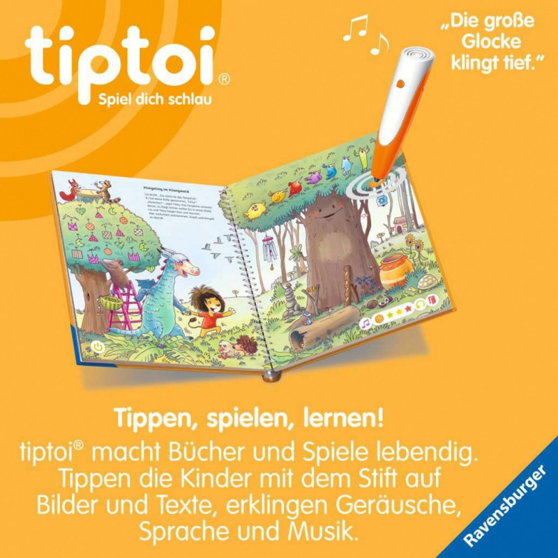 Ravensburger tiptoi Mano mokymosi ir žaidimų pasaulis: koncentracija ir suvokimas (49281)