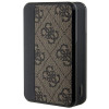 Guess GUPB10DP4GEGW nešiojamasis įkroviklis 10000 mAh, 18 W, 4G Leather Metal Logo, rudas