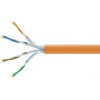 Equip 404553 Cat7 S/FTP montavimo kabelis ritėje, 1000 m, be halogenų (LSZH), oranžinis