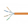 Equip 404553 Cat7 S/FTP montavimo kabelis ritėje, 1000 m, be halogenų (LSZH), oranžinis