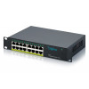 DIGITUS DN-95334 10 Gigabit 16 prievadų nevaldomas PoE+ komutatorius (120 W)