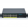 DIGITUS DN-95334 10 Gigabit 16 prievadų nevaldomas PoE+ komutatorius (120 W)