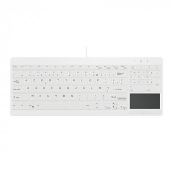 Active Key AK-C7412 USB klaviatūra, prancūziška išdėstymas, balta