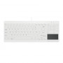 Active Key AK-C7412 USB klaviatūra, prancūziška išdėstymas, balta