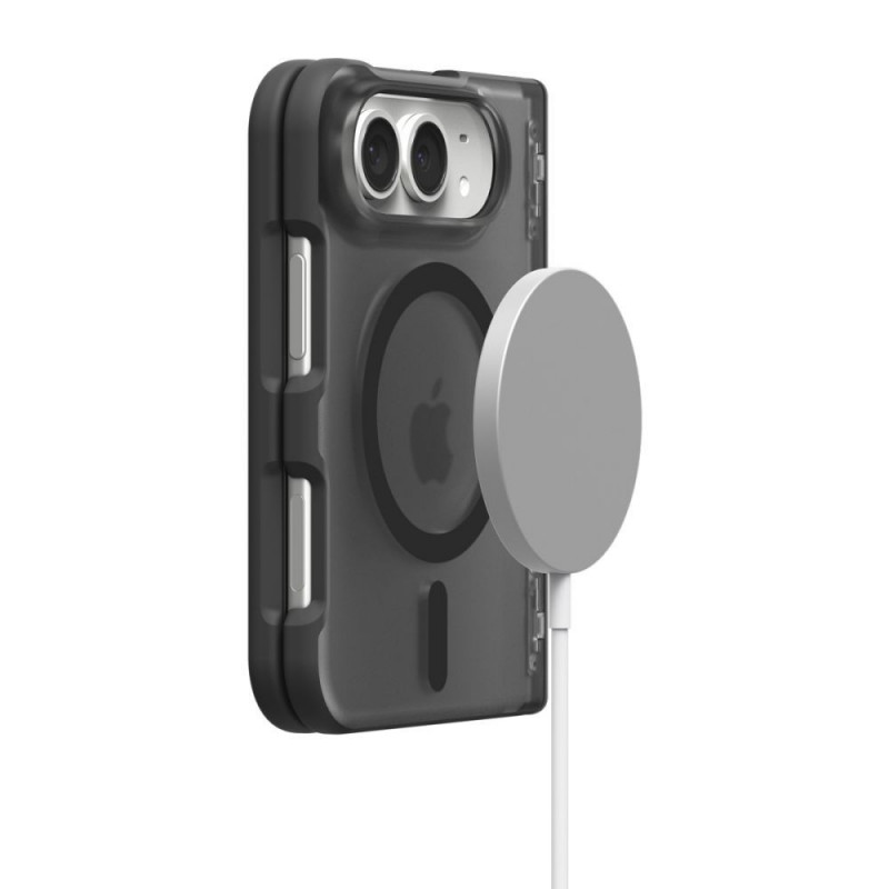 Spigen Ultra Hybrid Pro MagFit dėklas, skirtas Apple iPhone Duo, Frost Black