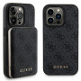 Guess GUBPM5P13X4GEMGK Apple iPhone 13 Pro Max kietasis dėklas + 5000 mAh MagSafe nešiojamas įkroviklis, rinkinys, 4G Metal Logo, juodas