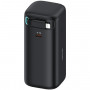 USAMS US-CD217 XMF Series nešiojamasis įkroviklis 18000 mAh, PD 45W greitasis įkrovimas, su Lightning kabeliu, juodas