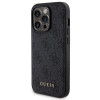 Guess GUBPM5P14L4GEMGK Apple iPhone 14 Pro kietasis dėklas + 5000 mAh MagSafe nešiojamasis įkroviklis, 4G Metal Logo, juodas