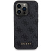 Guess GUBPM5P14X4GEMGK Apple iPhone 14 Pro Max kietasis dėklas + 5000 mAh MagSafe powerbank rinkinys, 4G Metal Logo, juodas