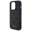 Guess GUBPM5P14X4GEMGK Apple iPhone 14 Pro Max kietasis dėklas + 5000 mAh MagSafe powerbank rinkinys, 4G Metal Logo, juodas
