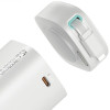 USAMS US-CD217 XMF Series nešiojamasis akumuliatorius 18000 mAh, PD 45W greitasis įkrovimas, su Lightning kabeliu, baltas