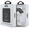 Karl Lagerfeld KLPBM5KIOTTGK indukcinis išorinis akumuliatorius 5000 mAh 15W, Outline Ikonik, MagSafe, juodas