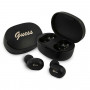 Guess GUTWST30BK belaidės TWS ausinukai su prijungimo stotele, Bluetooth 5.0, juodi