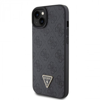 Guess GUHCP15MP4TDSCPK Apple iPhone 15 Plus / 14 Plus kietasis dėklas, Crossbody 4G Metal Logo, juodas