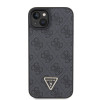 Guess GUHCP15MP4TDSCPK Apple iPhone 15 Plus / 14 Plus kietasis dėklas, Crossbody 4G Metal Logo, juodas