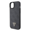 Guess GUHCP15MP4TDSCPK Apple iPhone 15 Plus / 14 Plus kietasis dėklas, Crossbody 4G Metal Logo, juodas