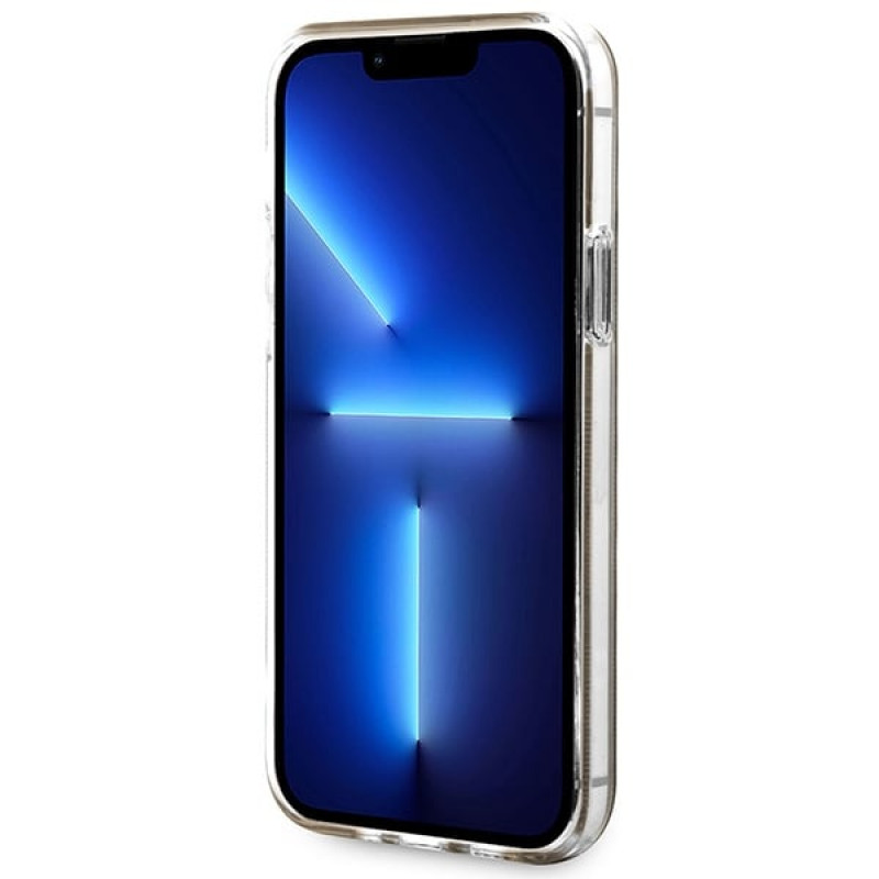 Guess GUBPP12MH4EACSW dėklas + belaidis įkroviklis Apple iPhone 12 / iPhone 12 Pro, rudas, kietasis dėklas, 4G Print, MagSafe
