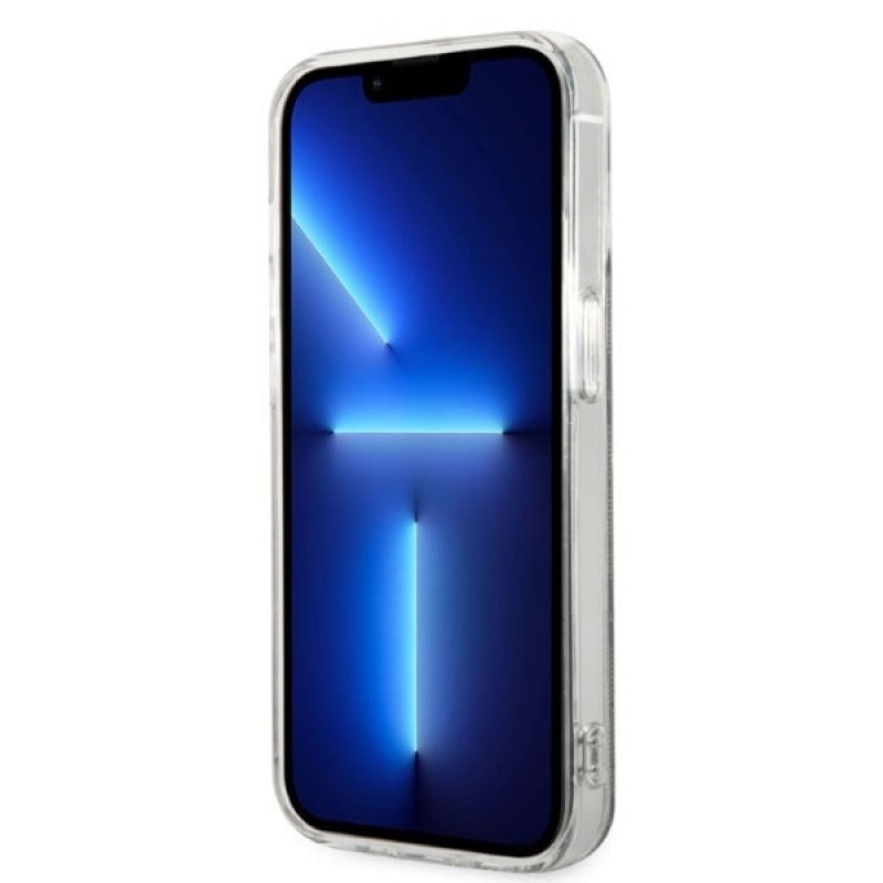 Guess GUBPP14XH4EACSW dėklas + belaidis įkroviklis Apple iPhone 14 Pro Max rudas kietasis dėklas, 4G Print, MagSafe