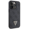Guess GUHCP13LP4TDSCPK Apple iPhone 13/13 Pro juodas kietasis dėklas, Crossbody 4G Metal Logo