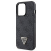 Guess GUHCP13LP4TDSCPK Apple iPhone 13/13 Pro juodas kietasis dėklas, Crossbody 4G Metal Logo