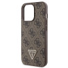 Guess GUHCP13LP4TDSCPW Apple iPhone 13/13 Pro rudas kietasis dėklas, Crossbody 4G Metal Logo