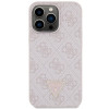 Guess GUHCP13LP4TDSCPP Apple iPhone 13/13 Pro rožinis kietasis dėklas, Crossbody 4G Metal Logo