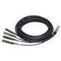 Hp Enterprise HPE X240 QSFP+ į 4x10G SFP+ 3 m tiesioginio prijungimo varinis skirstomasis kabelis