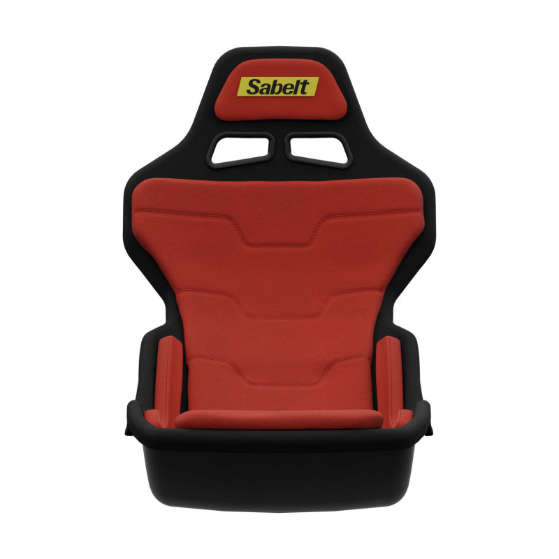 Sabelt SRP-1 sim racing sėdynė, stiklo pluošto korpusas, formulinis dizainas, su paminkštinimu, racing red