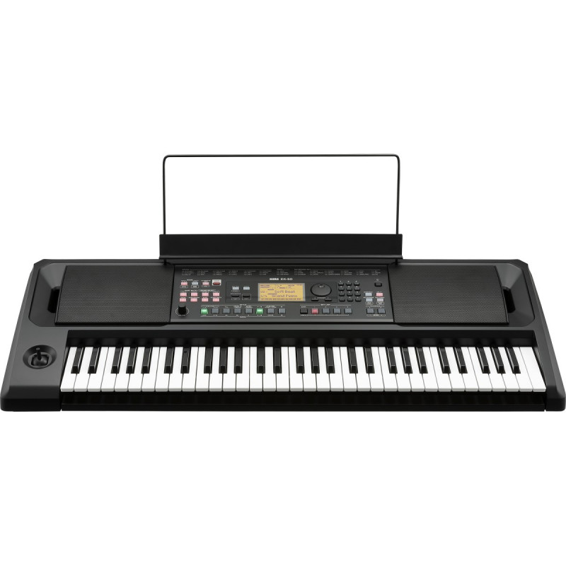 Korg EK-50 elektrinis klavišinis instrumentas, skaitmeninis sintezatorius, 61 klavišas, juodas