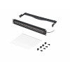 StarTech.com C6APANELSTP241UFT 24 prievadų 1U praeinamoji komutacinė panelė, ekranuota Cat6a, RJ45, 19", juoda