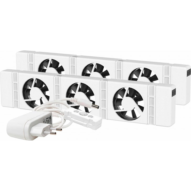 SpeedComfort Duo Set ventiliatorius, baltas