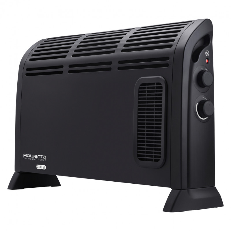 Rowenta Vectissimo Turbo CO3035F1 konvektorinis ventiliatorinis šildytuvas, 2400 W, juodas