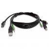 StarTech.com SKHDMMKVM-06-TAA TAA reikalavimus atitinkantis HDMI KVM kabelis, USB 2.0, 3,5 mm garso, 1,8 m