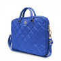 Guess GUCB15ZPSQSSGB 16 colių nešiojamojo kompiuterio krepšys, Quilted 4G, mėlynas