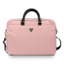 Guess GUCB15NTMLLP nešiojamojo kompiuterio krepšys iki 16 colių, Nylon Triangle Logo, rožinis
