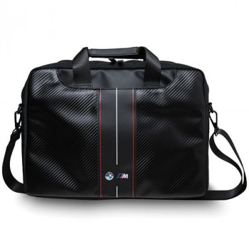 BMW BMCB15COMSCAKR nešiojamojo kompiuterio krepšys 15", Carbon Red Stripes, juodas