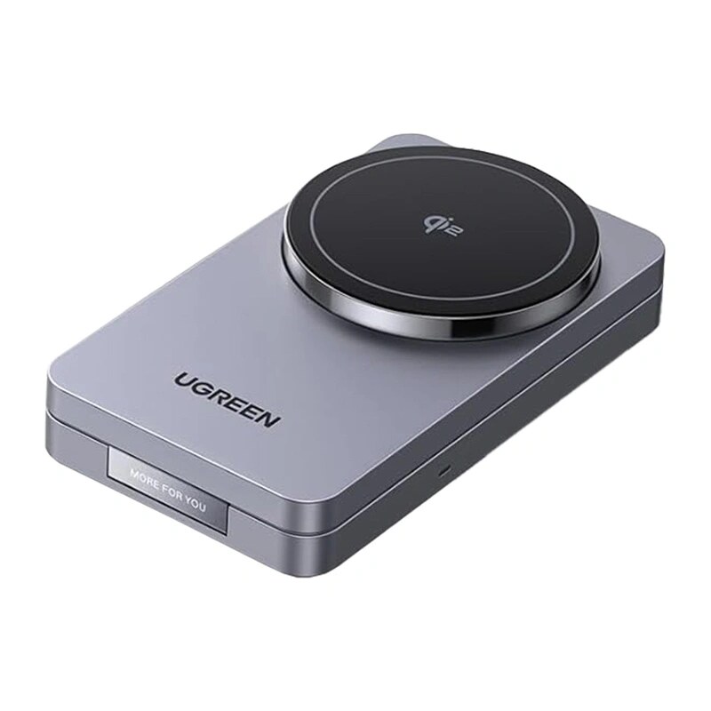 UGREEN W706 2-in-1 magnetinis belaidis įkroviklis MagSafe 15W, juodas