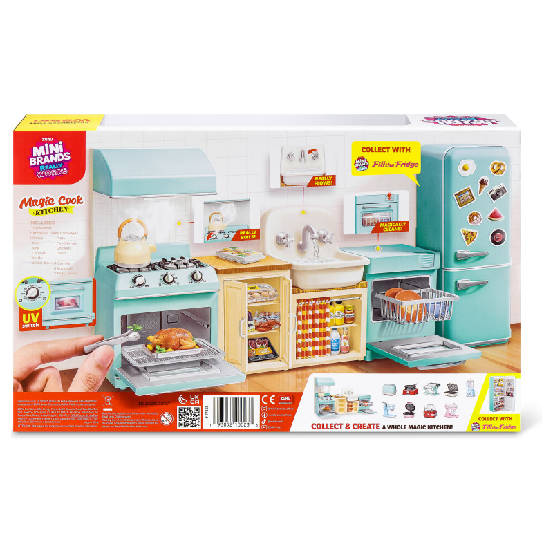 ZURU Mini Brands Magic Cook virtuvės žaidimų rinkinys Series 1
