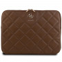 Guess Quilted 4G nešiojamojo kompiuterio įmautė GUCS14ZPSQSSGW 14", ruda