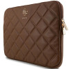 Guess Quilted 4G nešiojamojo kompiuterio įmautė GUCS14ZPSQSSGW 14", ruda