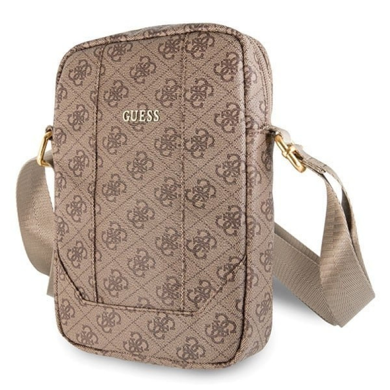 Guess GUTB104GB planšetinio kompiuterio dėklas 10" planšetiniams kompiuteriams, rudas, 4G UPTOWN
