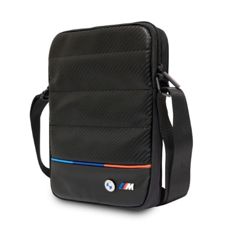 BMW BMTB10PUCARTCBK Carbon & Nylon Tricolor juodas krepšys 10" planšetiniams kompiuteriams