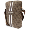 Guess GUTB10P4RPSW 4G Stripes planšetinio kompiuterio krepšys 10", rudas