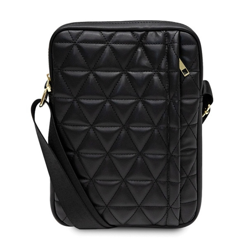 Guess GUTB10QLBK Quilted planšetinio kompiuterio krepšys 10", juodas